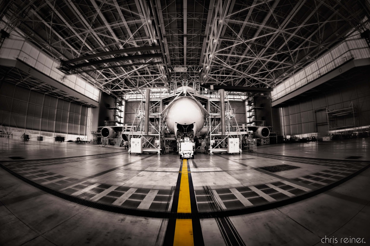 Produktfotografie von einem Airbus A380