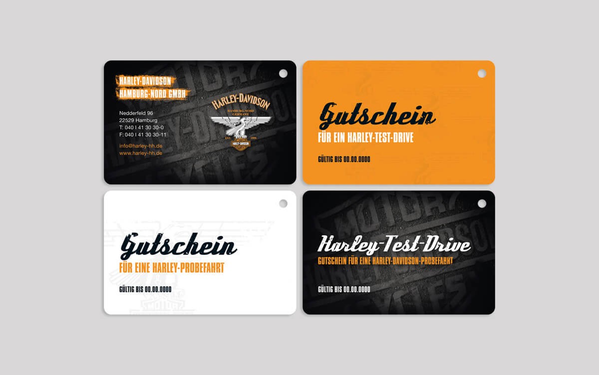 Flyer für Harley Davidson