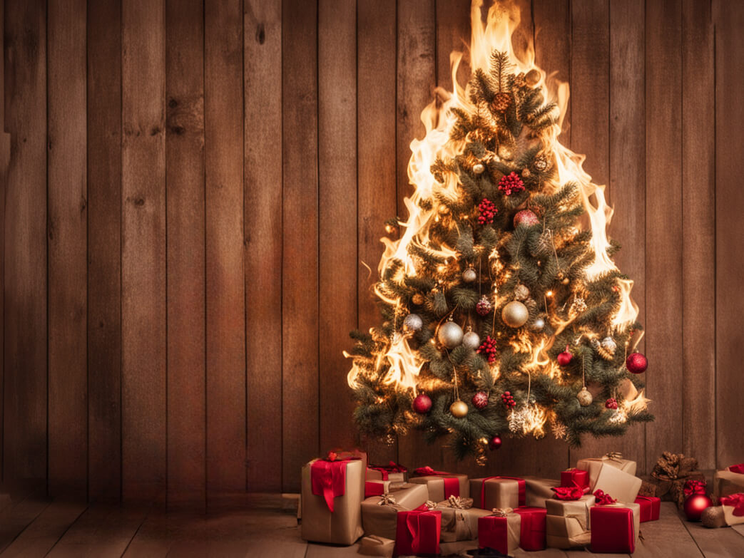 Werbung vor Weihnachten
